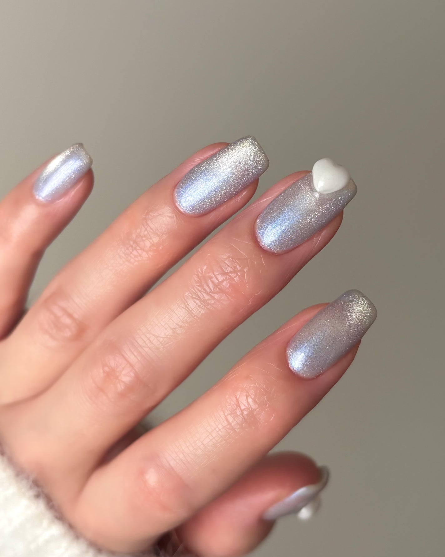 sato 🕊 self nail🫧🤍 on LIPS 「magnet×heartparts🤍クリュのCUTLERYMA..」(1枚目)