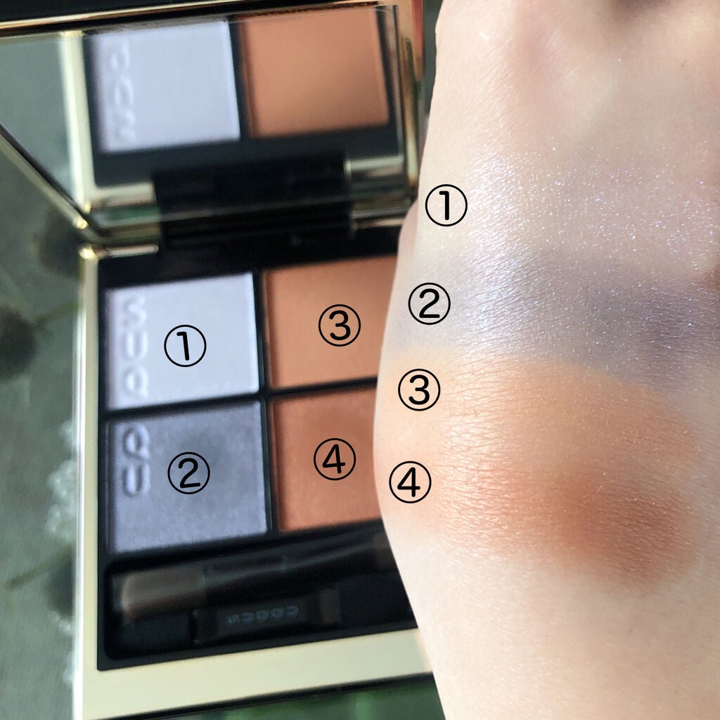 シグニチャー カラー アイズ/SUQQU/アイシャドウパレットを使ったクチコミ(2枚目)