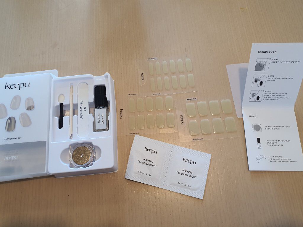 セルフカスタム ネイルシール/KEEPU/ネイルシールを使ったクチコミ（3枚目）