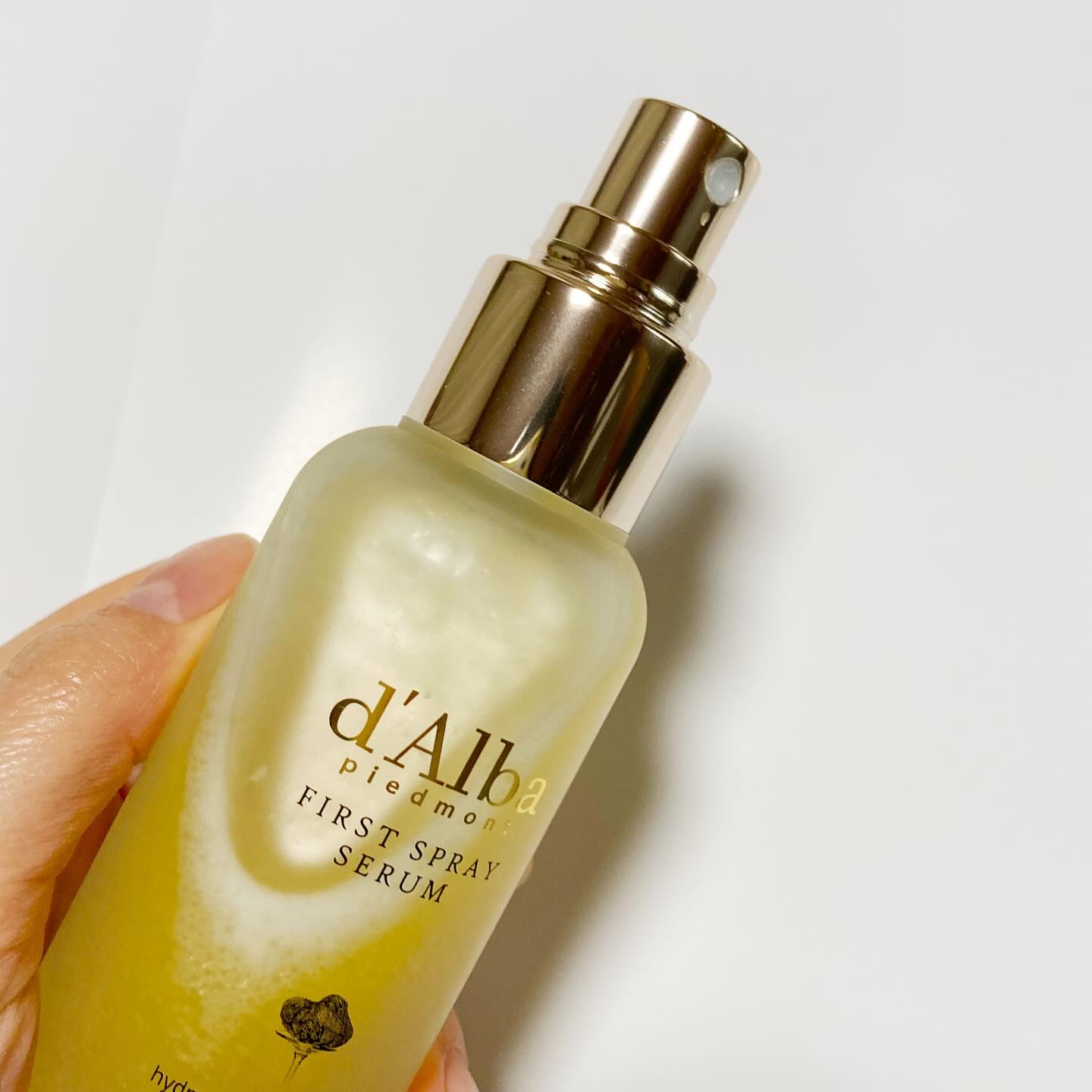 ダルバ ホワイトトリュフファーストスプレーセラム/ダルバ/ミスト状化粧水を使ったクチコミ（2枚目）