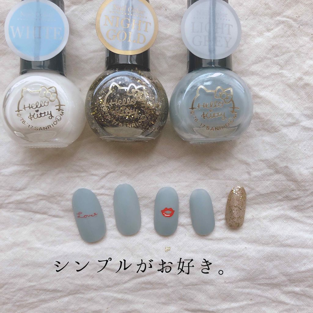 サンリオネイル/DAISO/マニキュアを使ったクチコミ(1枚目)