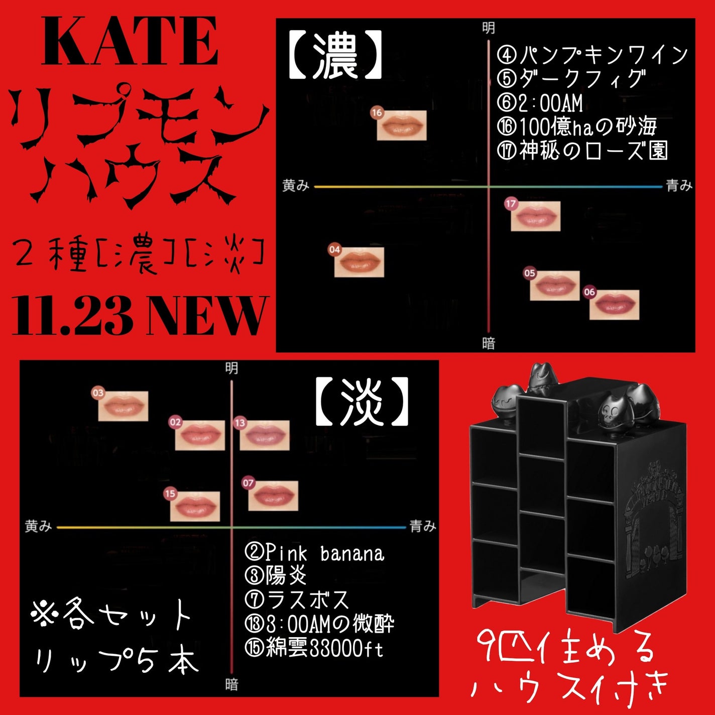 ケイト リプモンハウス限定セット/KATE/その他キットセットを使ったクチコミ(1枚目)