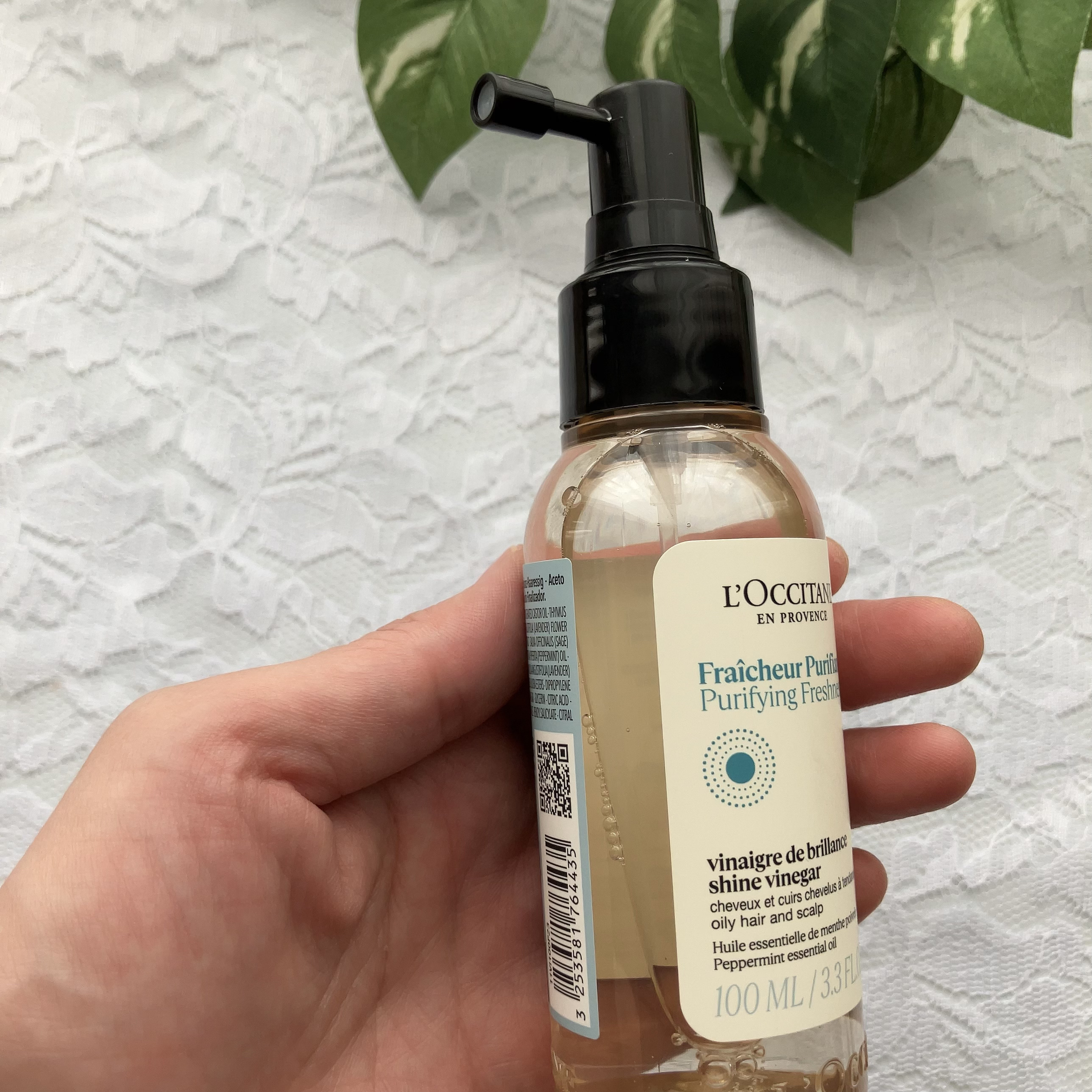 ピュアフレッシュ シャイニングビネガー/L'OCCITANE/ヘアミストを使ったクチコミ（2枚目）