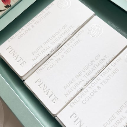 ナチュラルブルームリップオイルセラム 3色セット/PINATE/リップグロスを使ったクチコミ(2枚目)