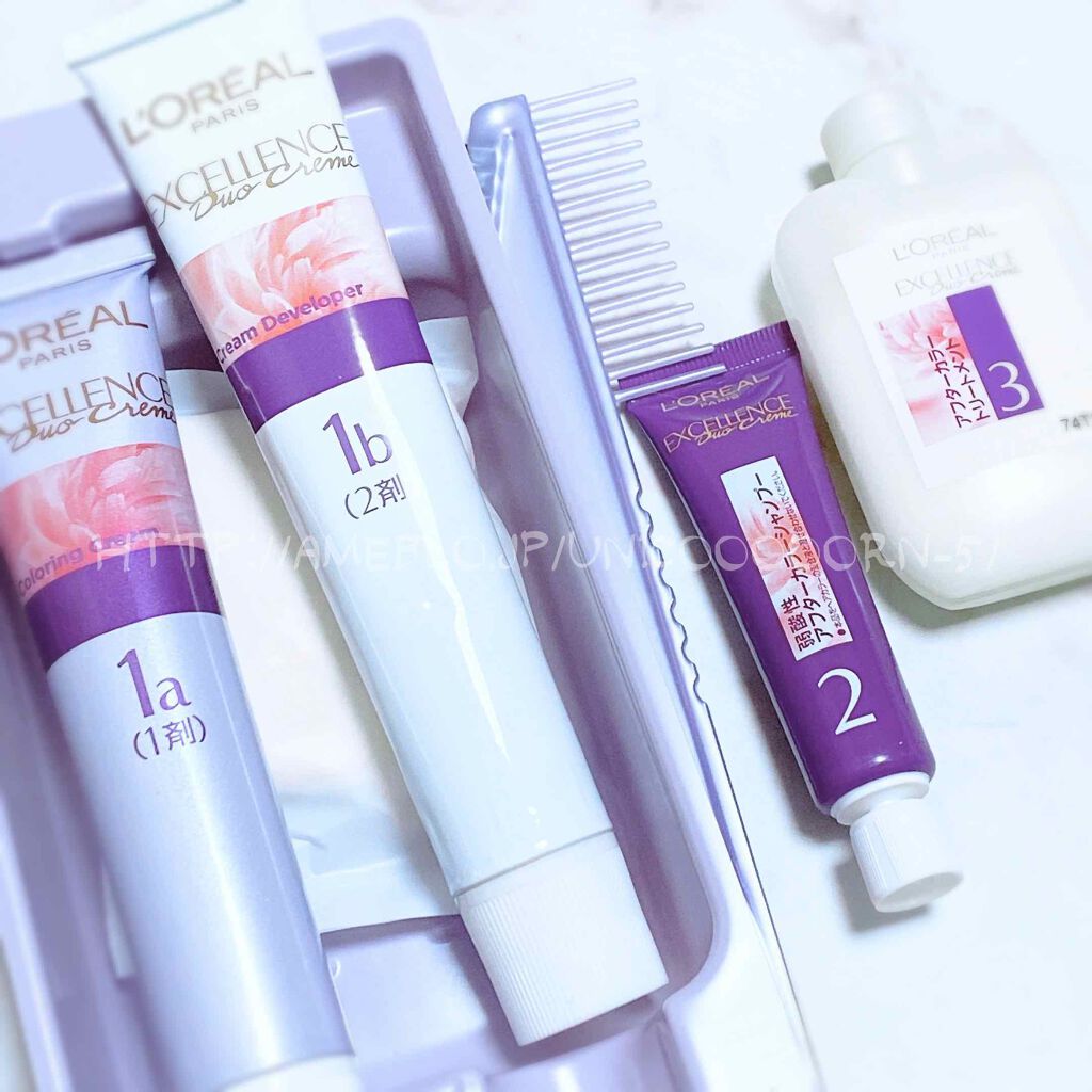 エクセランス ヘアカラー 6GA/ロレアル パリ/ヘアカラーを使ったクチコミ（3枚目）