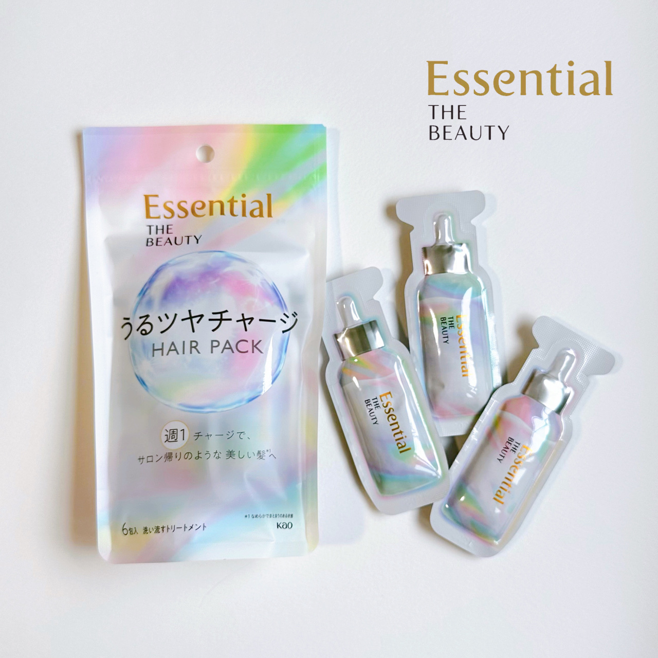 ザビューティ うるツヤチャージヘアパック/エッセンシャル/ヘアマスク・ヘアパックを使ったクチコミ（1枚目）