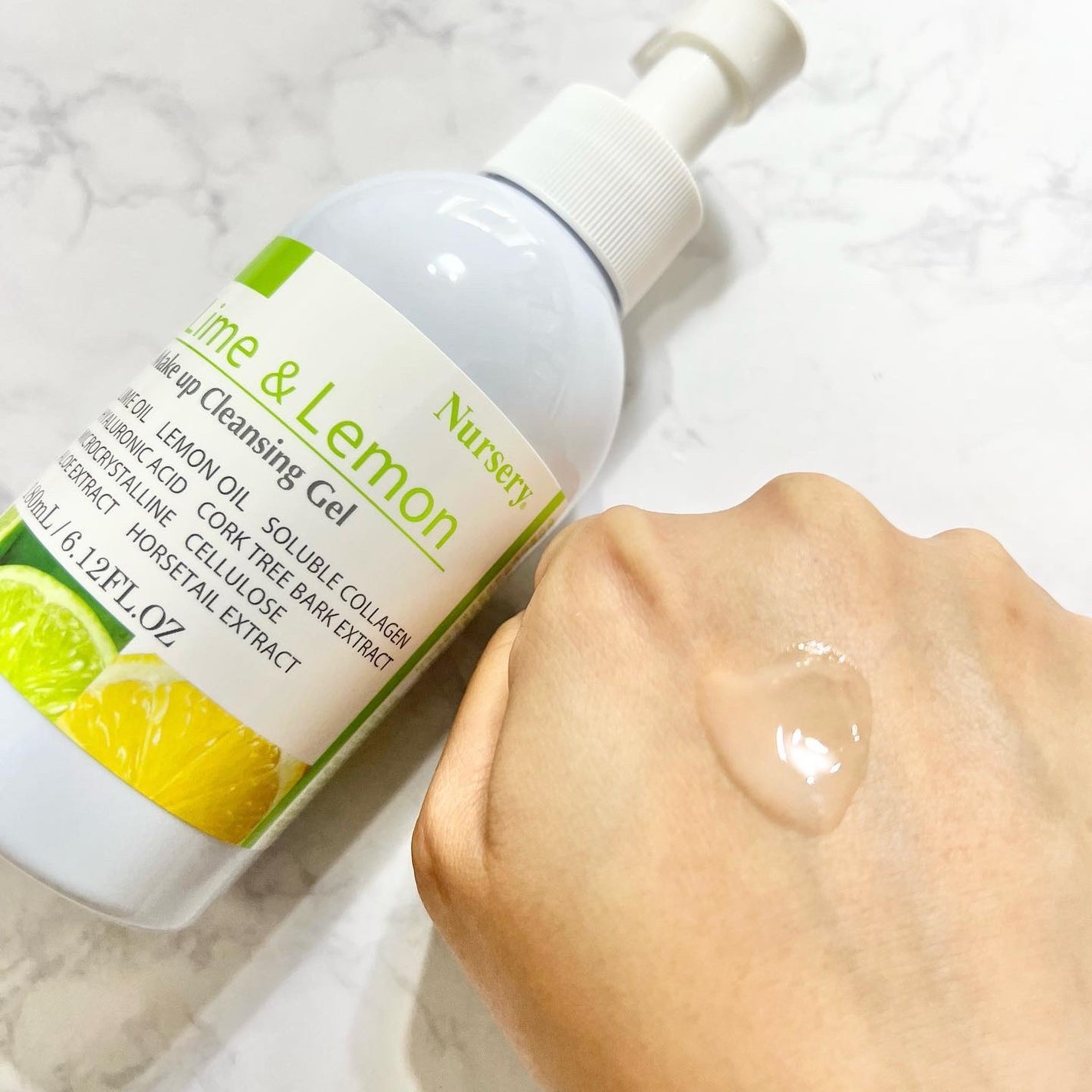 Wクレンジングジェルライム&レモン/Nursery(ナーセリー)/クレンジングジェルを使ったクチコミ(1枚目)
