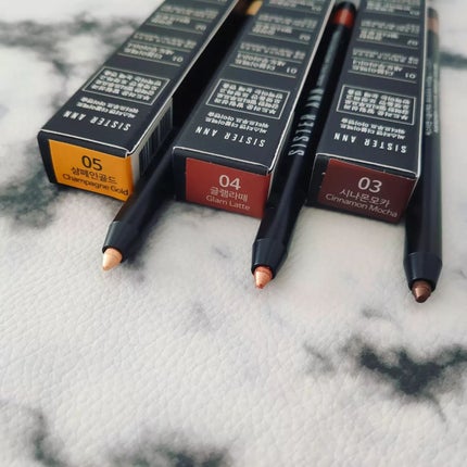 ウォータープルーフペンシルアイライナー/SISTER ANN/ペンシルアイライナーを使ったクチコミ(4枚目)