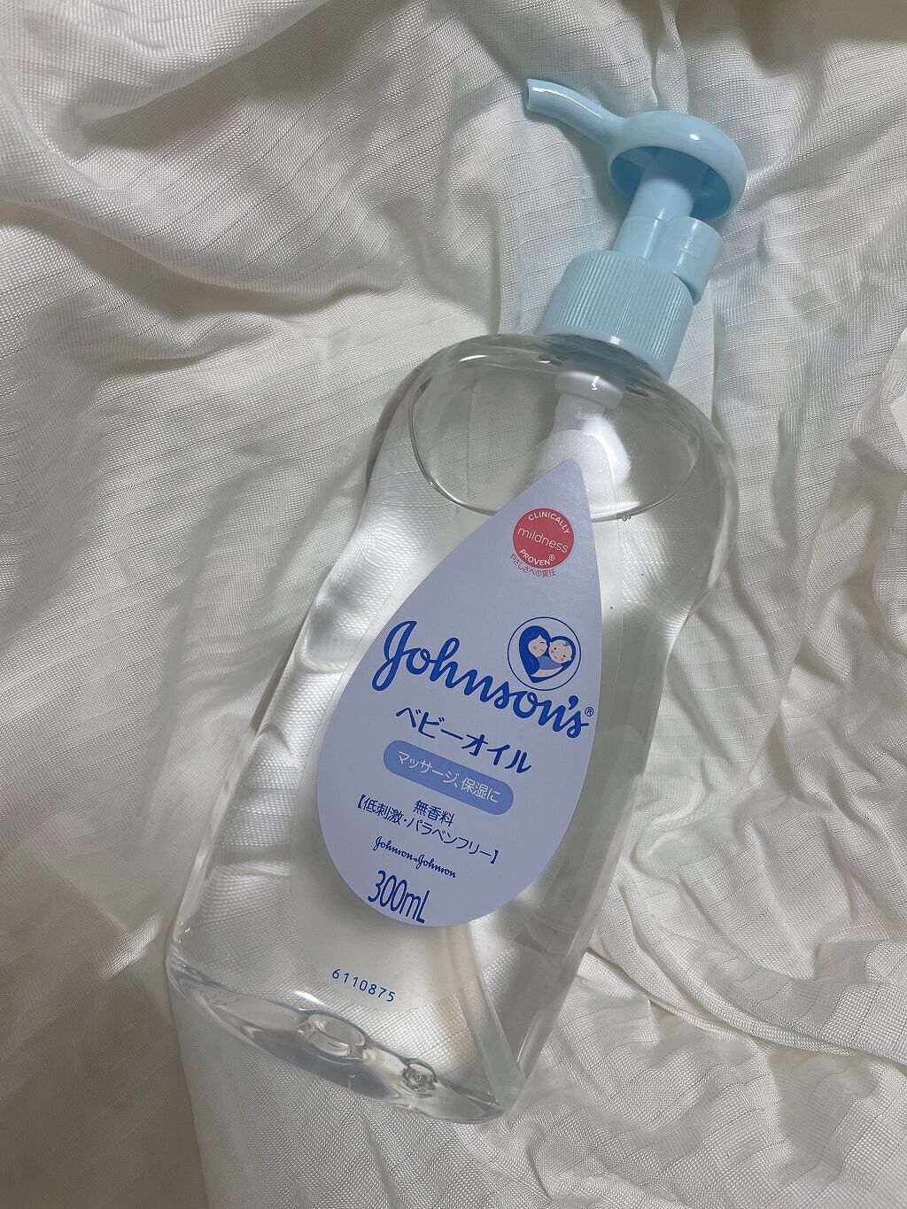 ジョンソン ベビーオイル 無香料/ジョンソンベビー/ボディオイルを使ったクチコミ（1枚目）