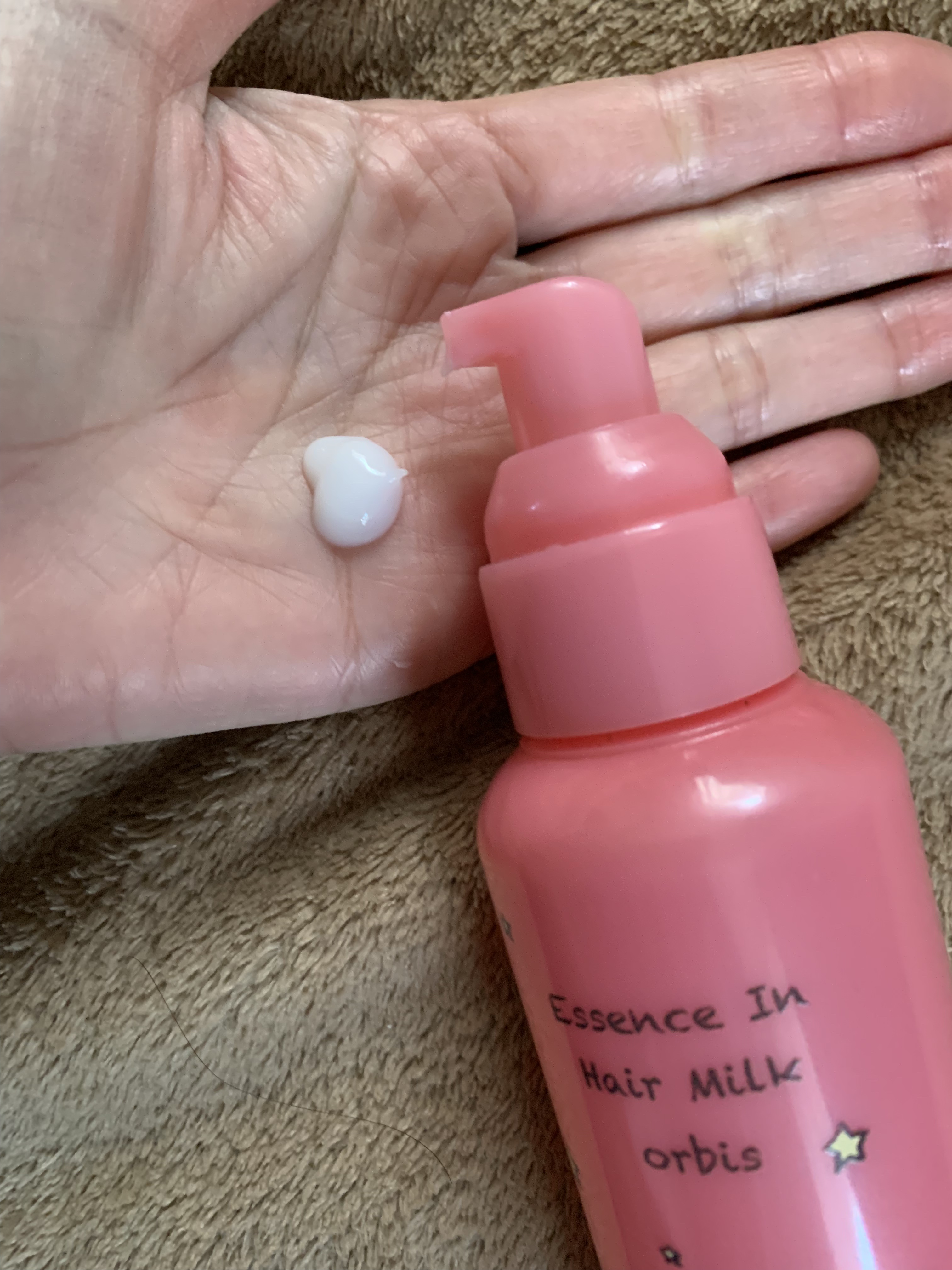 エッセンスインヘアミルク/オルビス/ヘアミルクを使ったクチコミ（2枚目）