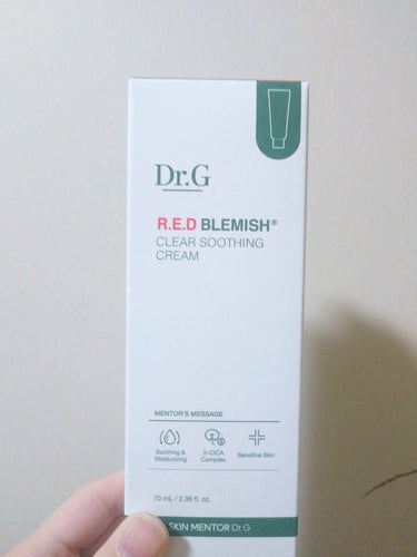 Dr.G レッドB・Cスージングクリーム(チューブタイプ)のクチコミ「【使った商品】
Dr.G RED BLEMISH 
CLEAR SOOTHING CREAM
.....」（1枚目）