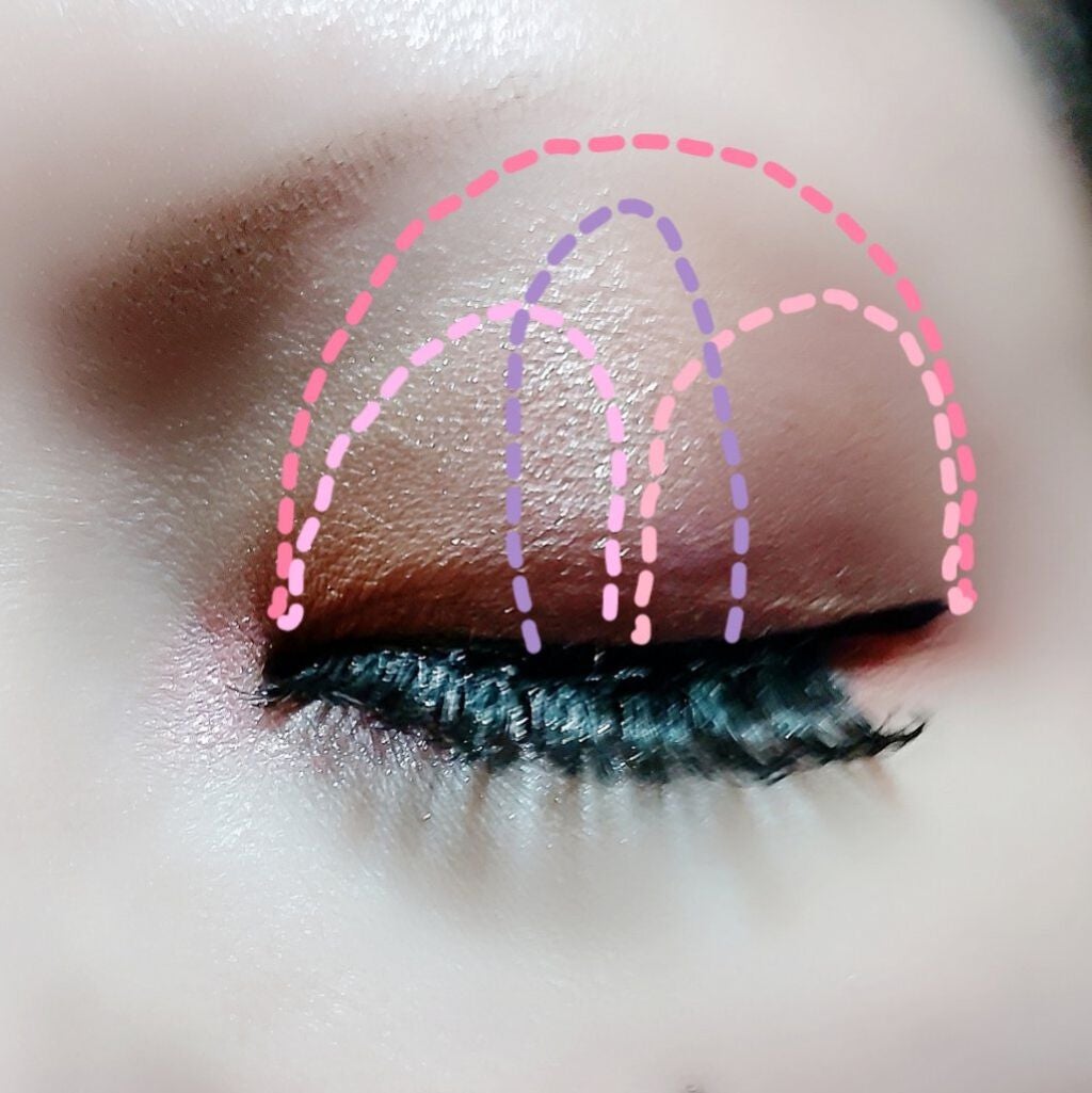 アイカラーパレット/heme/アイシャドウパレットを使ったクチコミ(3枚目)