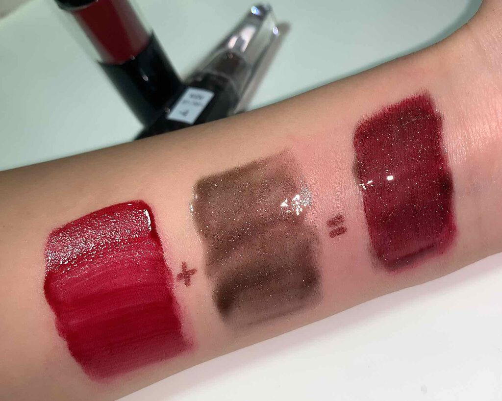 バーシーカラーバーニッシュ クリームリップステイン/M・A・C/リップグロスを使ったクチコミ(3枚目)