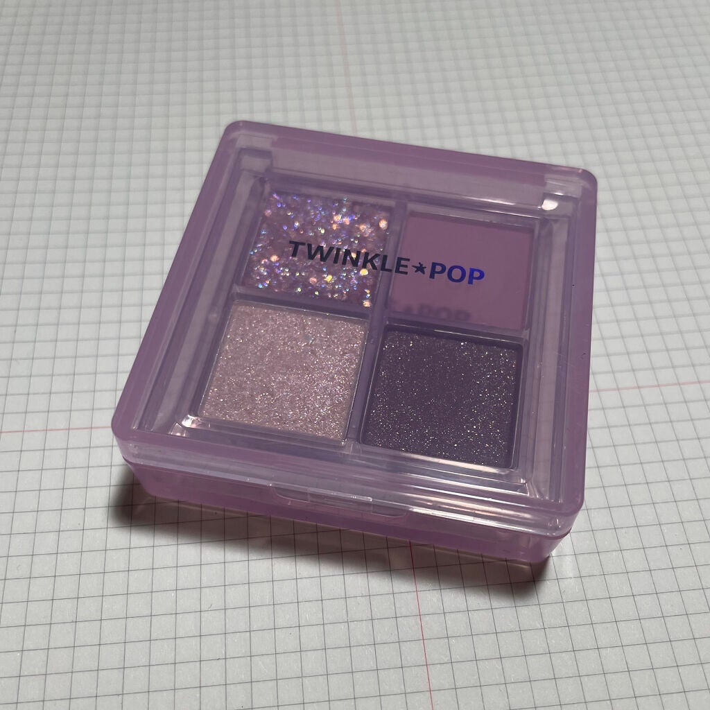 TWINKLE POP Pearl Flex Glitter Eye Palette/CLIO/アイシャドウパレットを使ったクチコミ(1枚目)