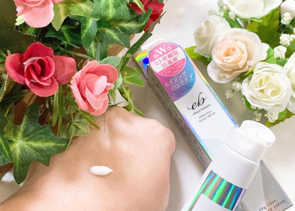 ヒト幹細胞ハンドクリーム/educe beaute/ハンドクリームを使ったクチコミ(3枚目)