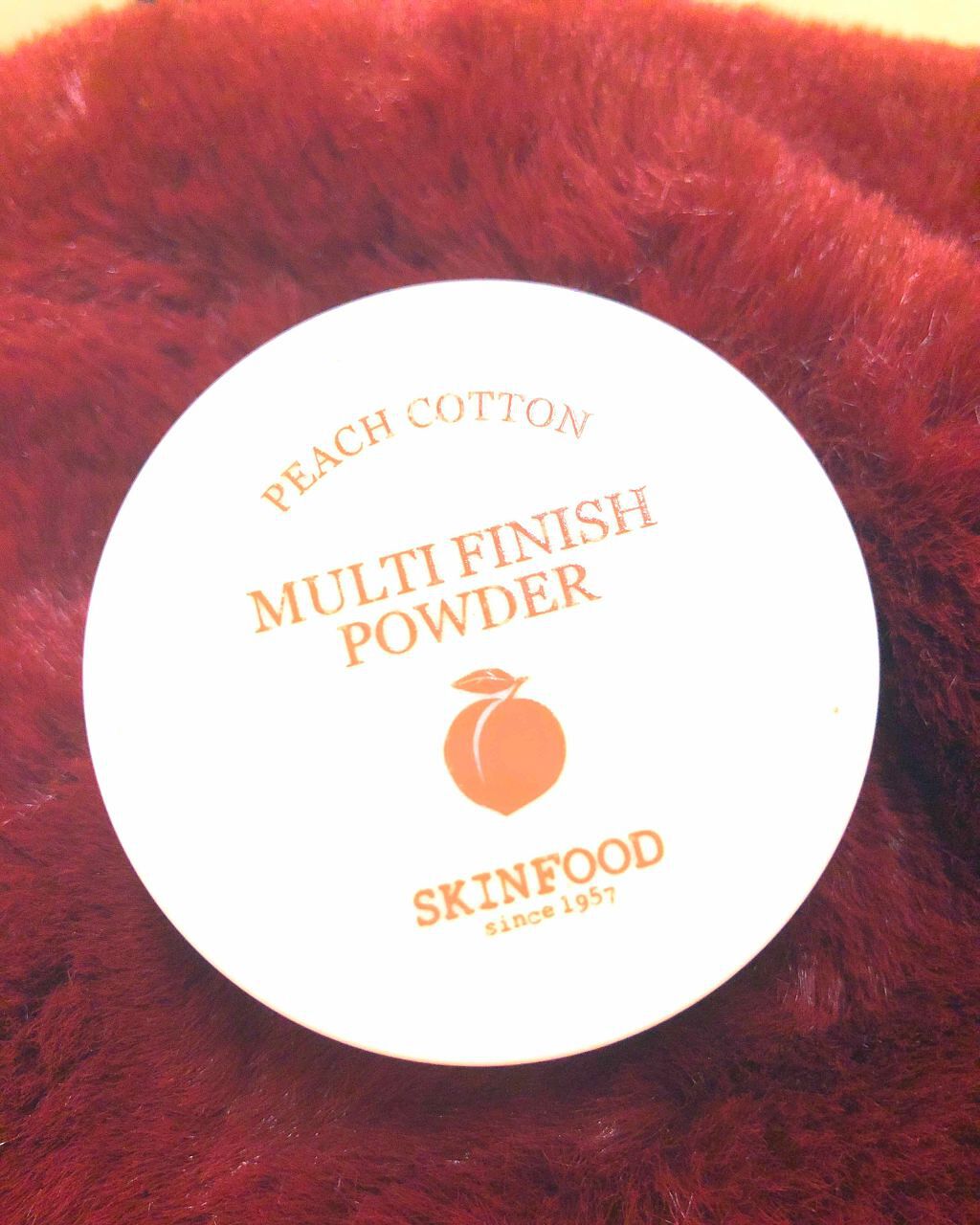 ピーチコットン マルチフィニッシュパウダー/SKINFOOD/ルースパウダーを使ったクチコミ（1枚目）