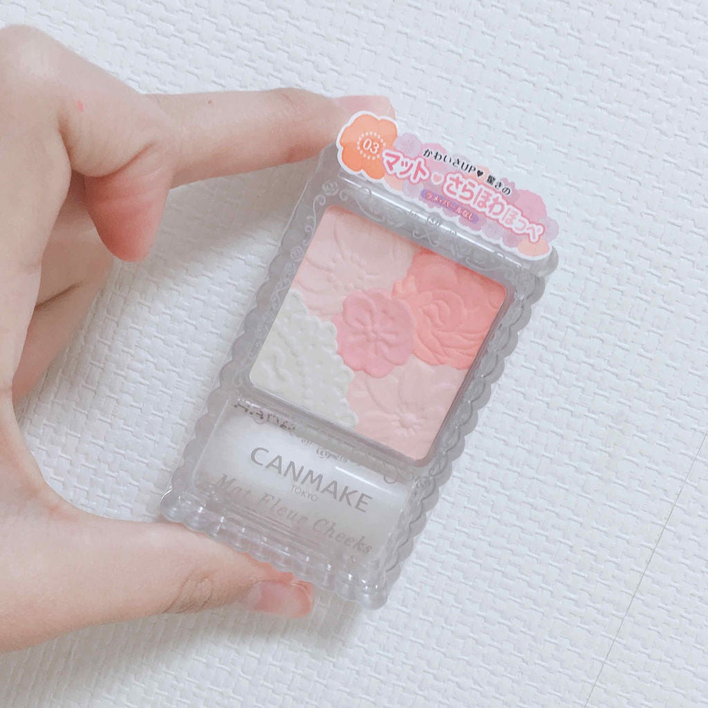 マットフルールチークス/キャンメイク/パウダーチークを使ったクチコミ(1枚目)