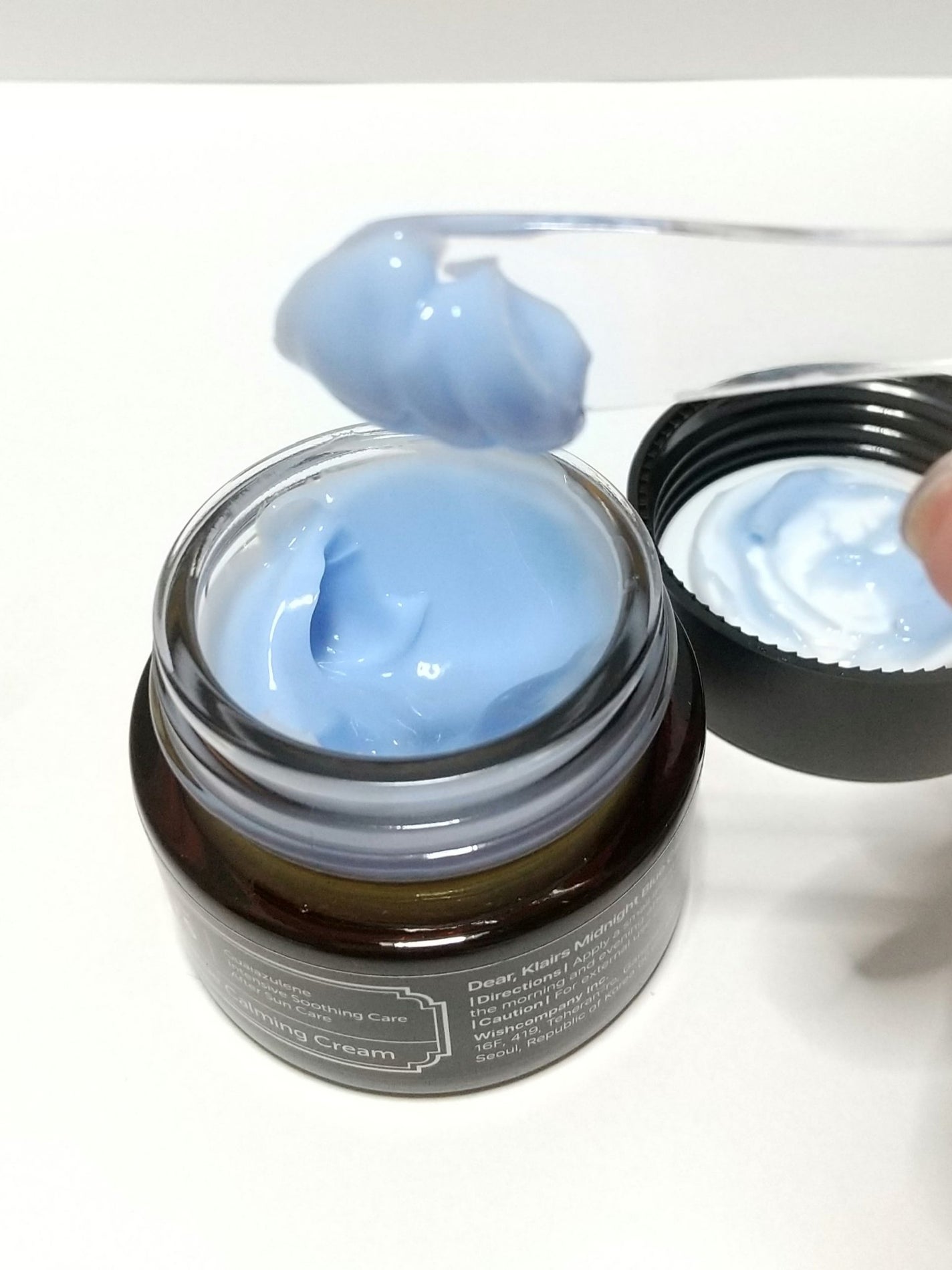 ミッドナイトブルーカーミングクリーム/Klairs/フェイスクリームを使ったクチコミ(3枚目)