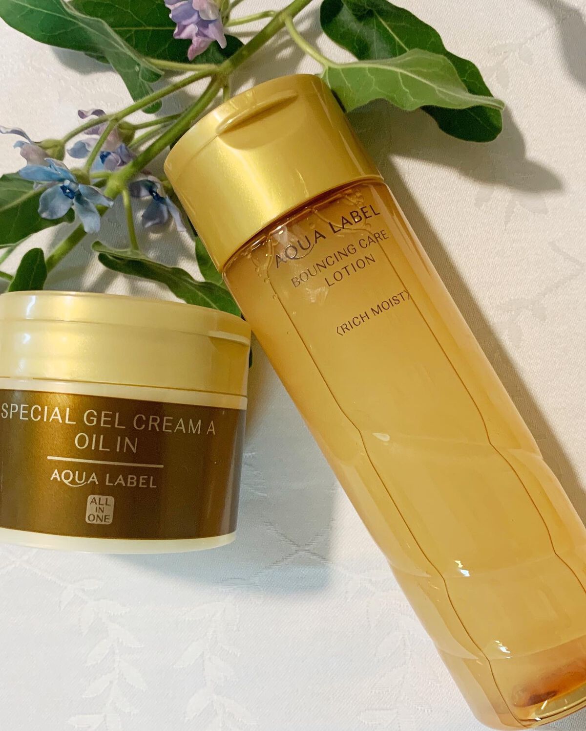 スペシャルジェルクリーム(オイルイン)/アクアレーベル/オールインワン化粧品を使ったクチコミ（3枚目）