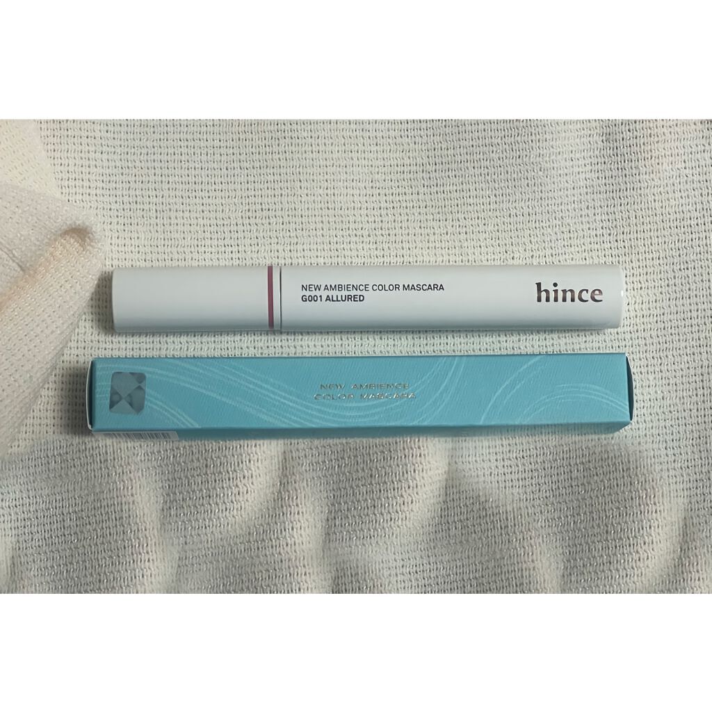 ニューアンビエンスカラーマスカラ G001アリュード/hince/マスカラを使ったクチコミ（1枚目）