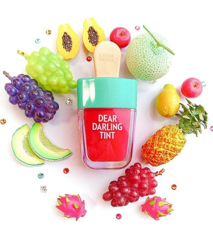 ディアダーリン ウォータージェルティント (アイスティント)/ETUDE/口紅を使ったクチコミ(1枚目)