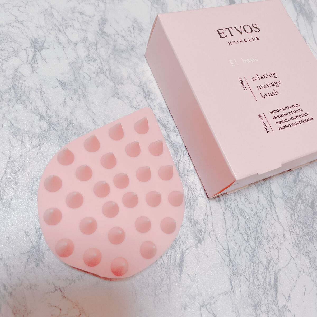 リラクシングマッサージブラシ/エトヴォス/スカルプブラシを使ったクチコミ（3枚目）