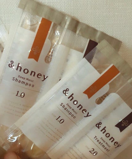 ディープモイスト シャンプー1.0/ヘアトリートメント2.0/&honey/市販シャンプーを使ったクチコミ(1枚目)