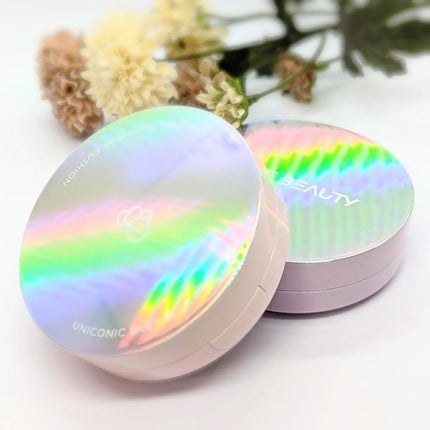 ユニコーン オーロラ光彩クッション/SELF BEAUTY/クッションファンデーションを使ったクチコミ(8枚目)