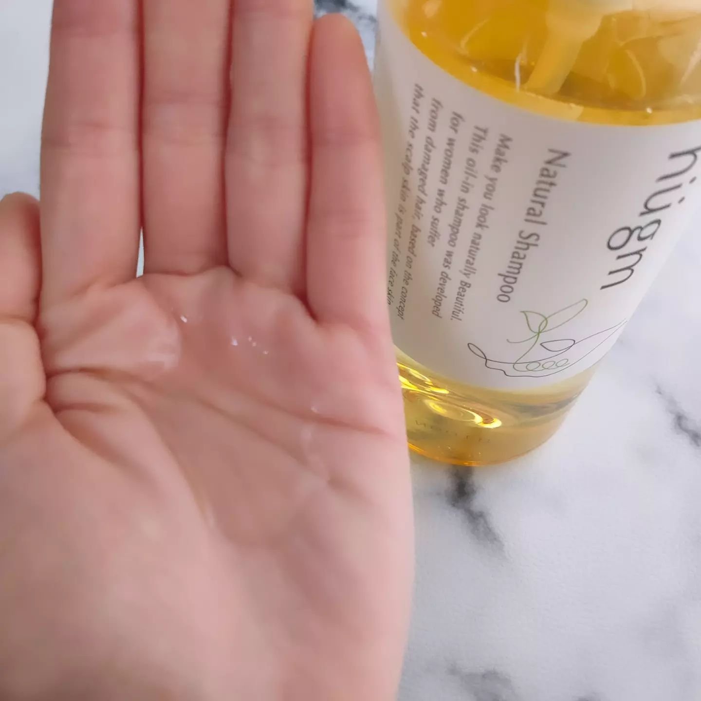 hugmナチュラルシャンプー/hugm/市販シャンプーを使ったクチコミ（3枚目）