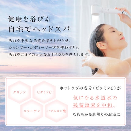 HOT TAB Premium SHOWER /HOT TAB/シャワーヘッドを使ったクチコミ(3枚目)