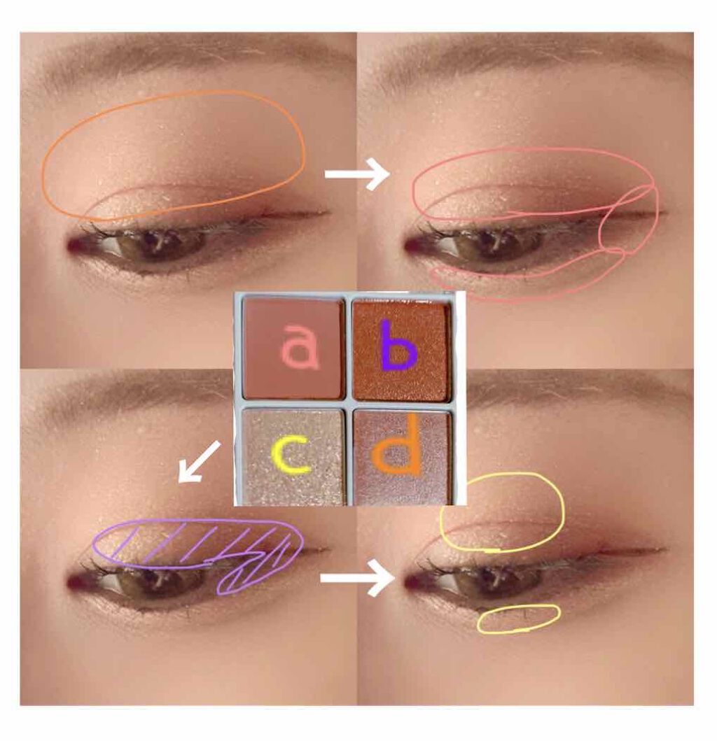 THE アイパレR/b idol/アイシャドウパレットを使ったクチコミ(2枚目)