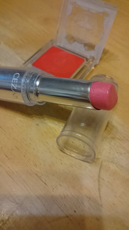 ラスティンググロスリップ/CEZANNE/口紅を使ったクチコミ(1枚目)