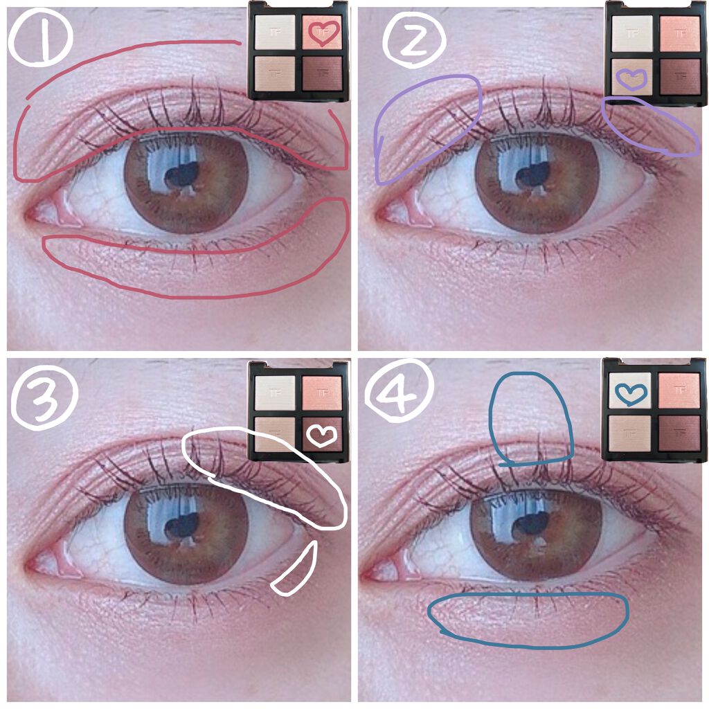 アイ カラー クォード/TOM FORD BEAUTY/アイシャドウパレットを使ったクチコミ(4枚目)