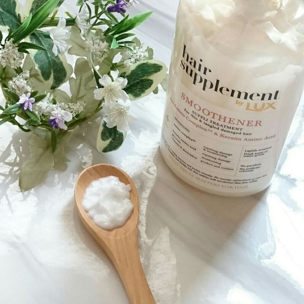 ヘアサプリ スムースナー サプリジェルシャンプー／サプリトリートメント/LUX/市販シャンプーを使ったクチコミ（3枚目）