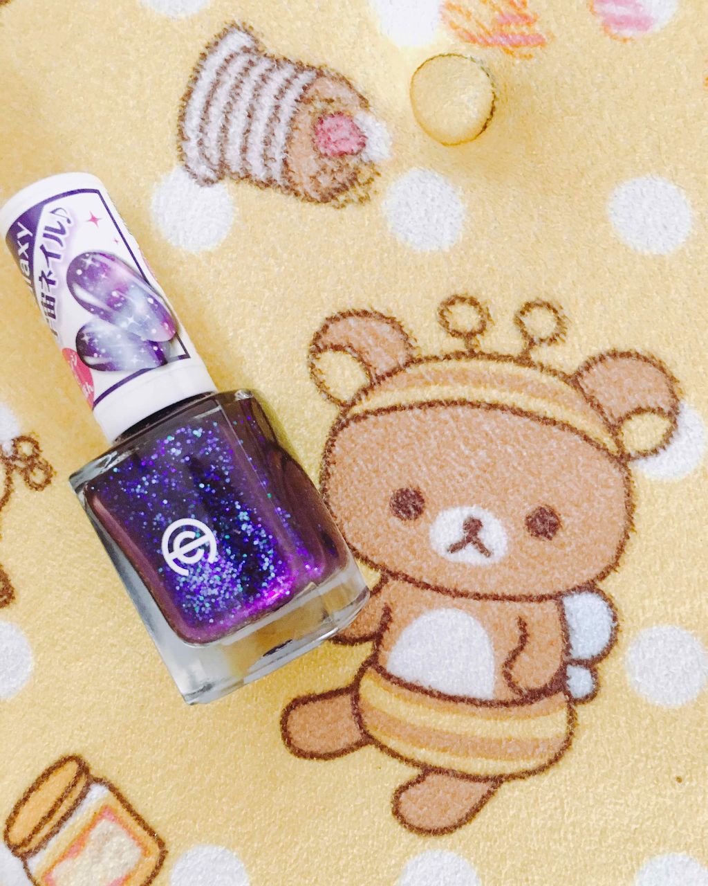 GALAXY宇宙ネイル/セリア/マニキュアを使ったクチコミ（3枚目）