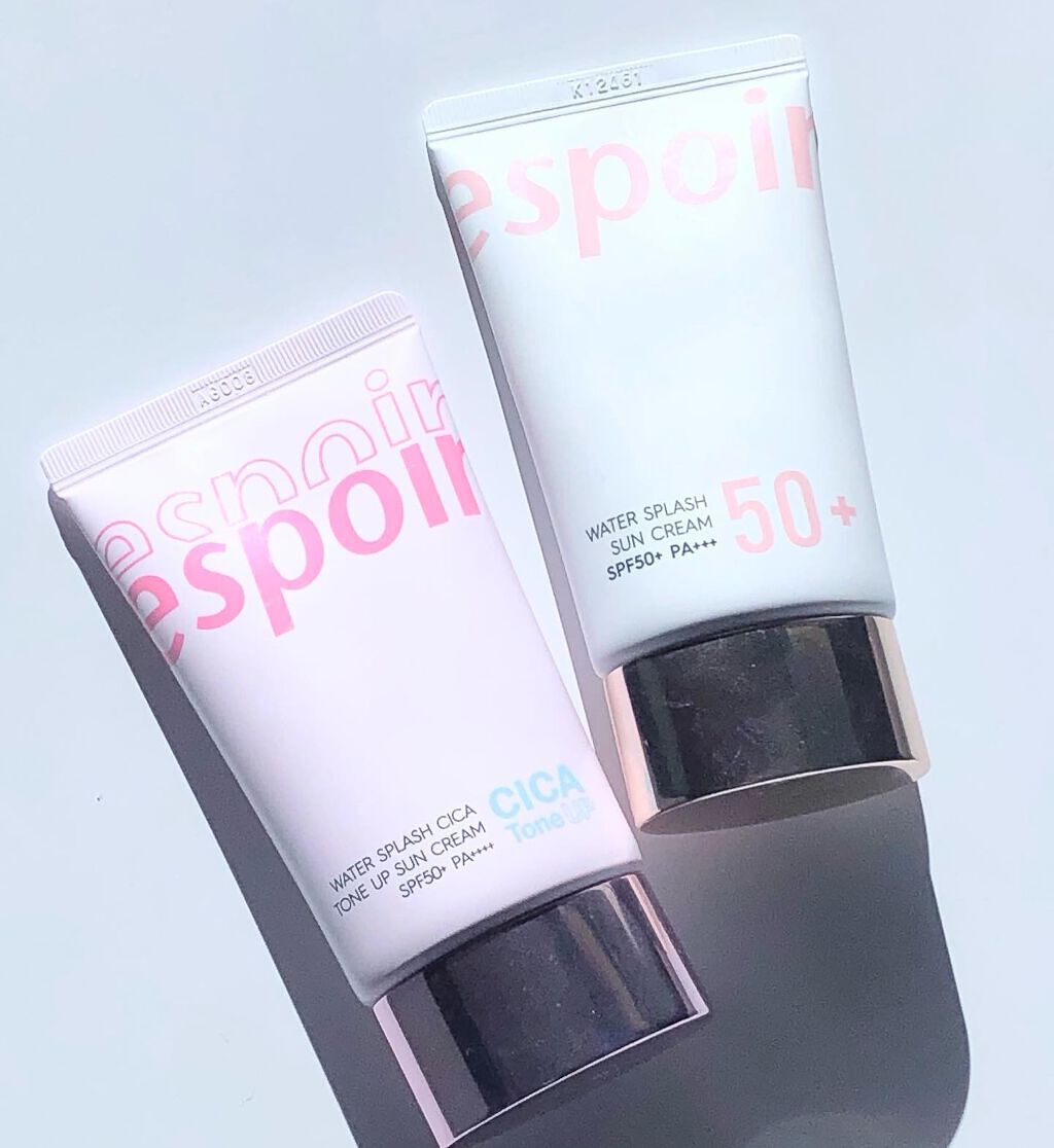 ウォータースプラッシュサンクリーム/espoir/日焼け止め・UVケアを使ったクチコミ（1枚目）