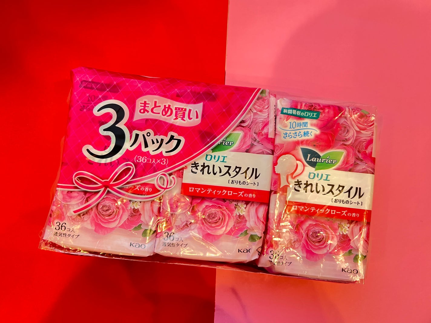 きれいスタイル ロマンティックローズの香り 72コ入/ロリエ/おりものシートを使ったクチコミ(4枚目)