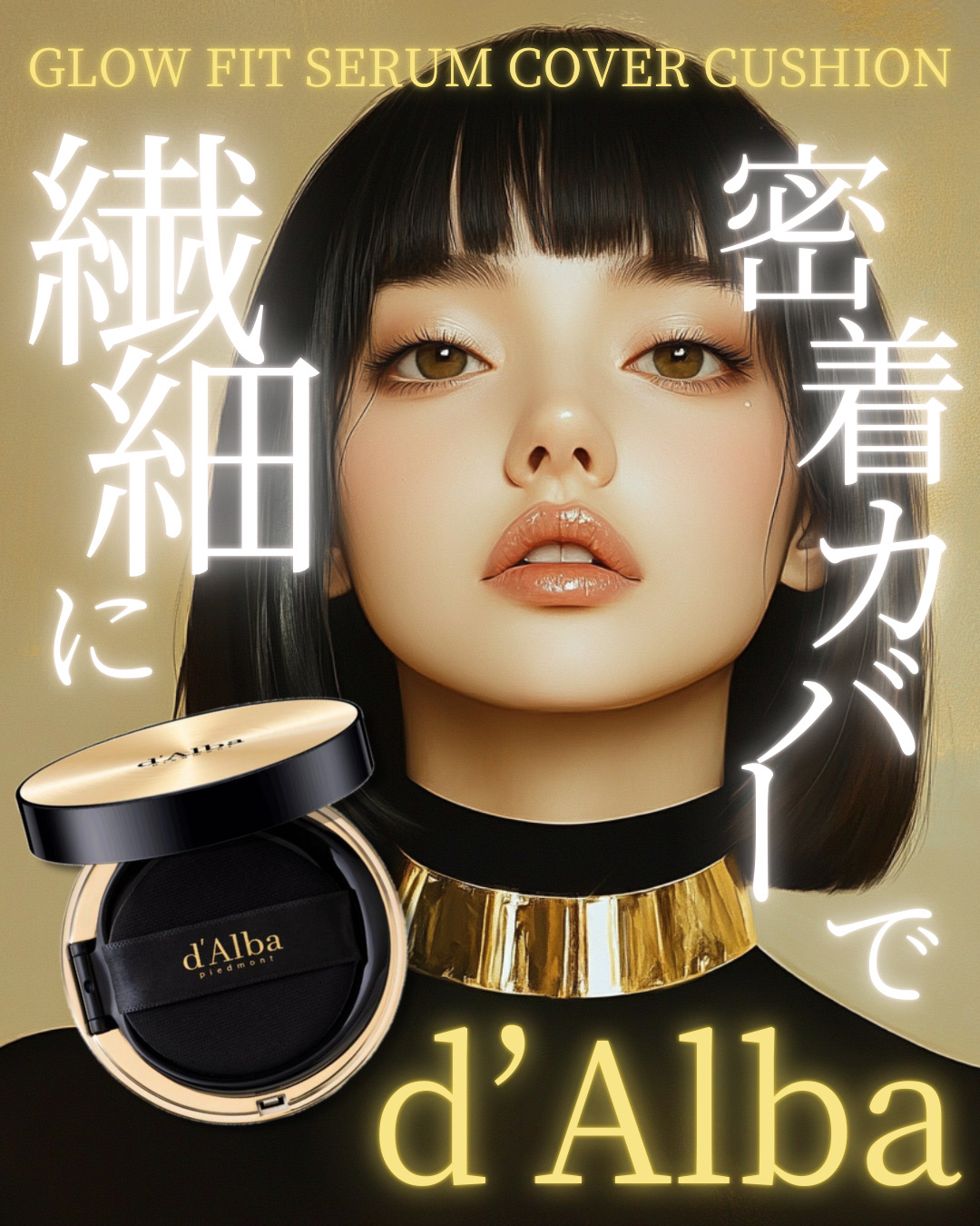 グロウフィットセラムカバークッション/ダルバ/クッションファンデーションを使ったクチコミ（1枚目）
