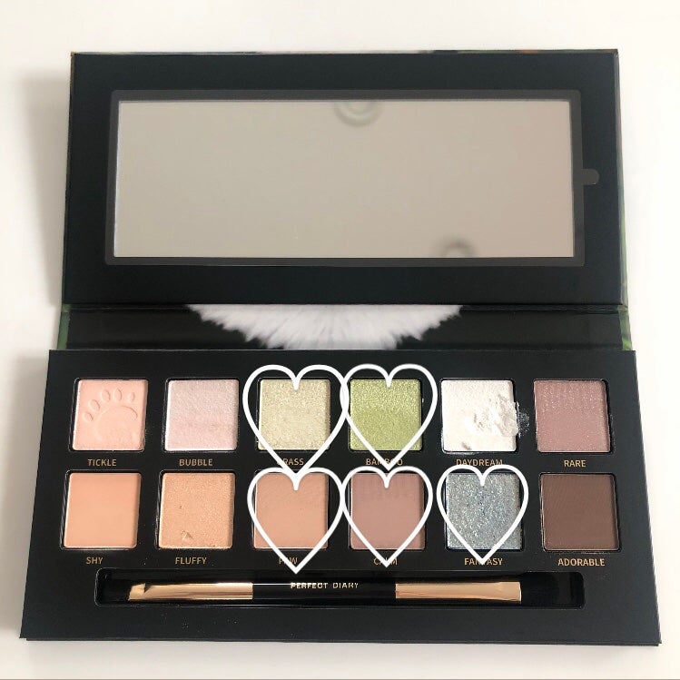 エクスプローラ12色 動物アイシャドウパレット/PERFECT DIARY/アイシャドウパレットを使ったクチコミ(7枚目)