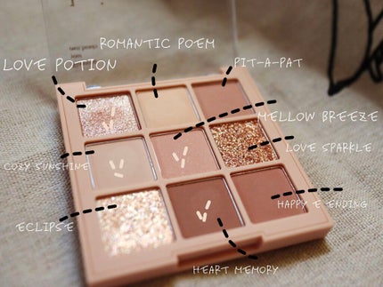 シャドウパレット/dasique/アイシャドウパレットを使ったクチコミ(3枚目)