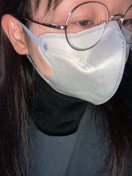立体型スパンレース不織布カラーマスク/ISDG 医食同源ドットコム/マスクを使ったクチコミ(6枚目)
