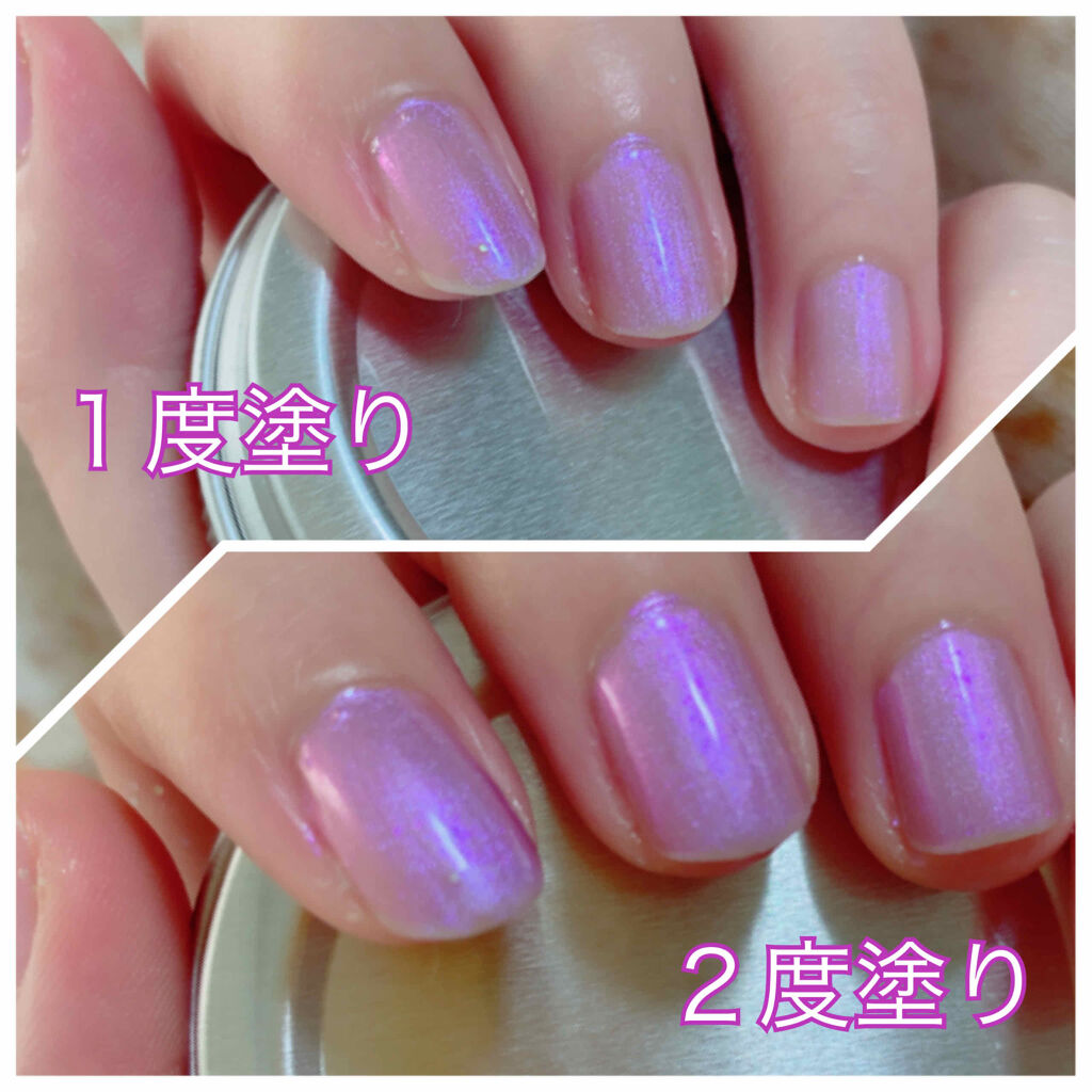 ネイルホリック リミテッドカラー Sea Shell/ネイルホリック/マニキュアを使ったクチコミ（3枚目）