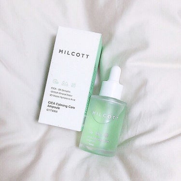 MILCOTT Cケア美容液のクチコミ「

𝐌𝐈𝐋𝐂𝐎𝐓𝐓
CICA Calming Care Ampoule
Cケア美容液
　
　
.....」（1枚目）