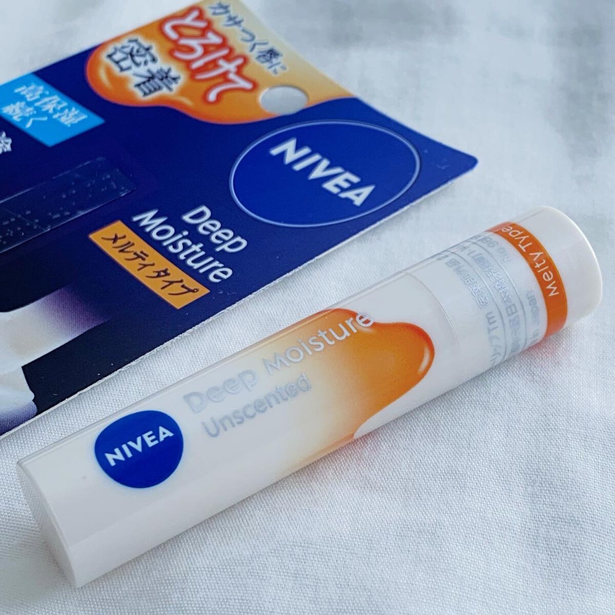 ニベア ディープモイスチャーリップ メルティタイプ/ニベア/リップクリームを使ったクチコミ(1枚目)