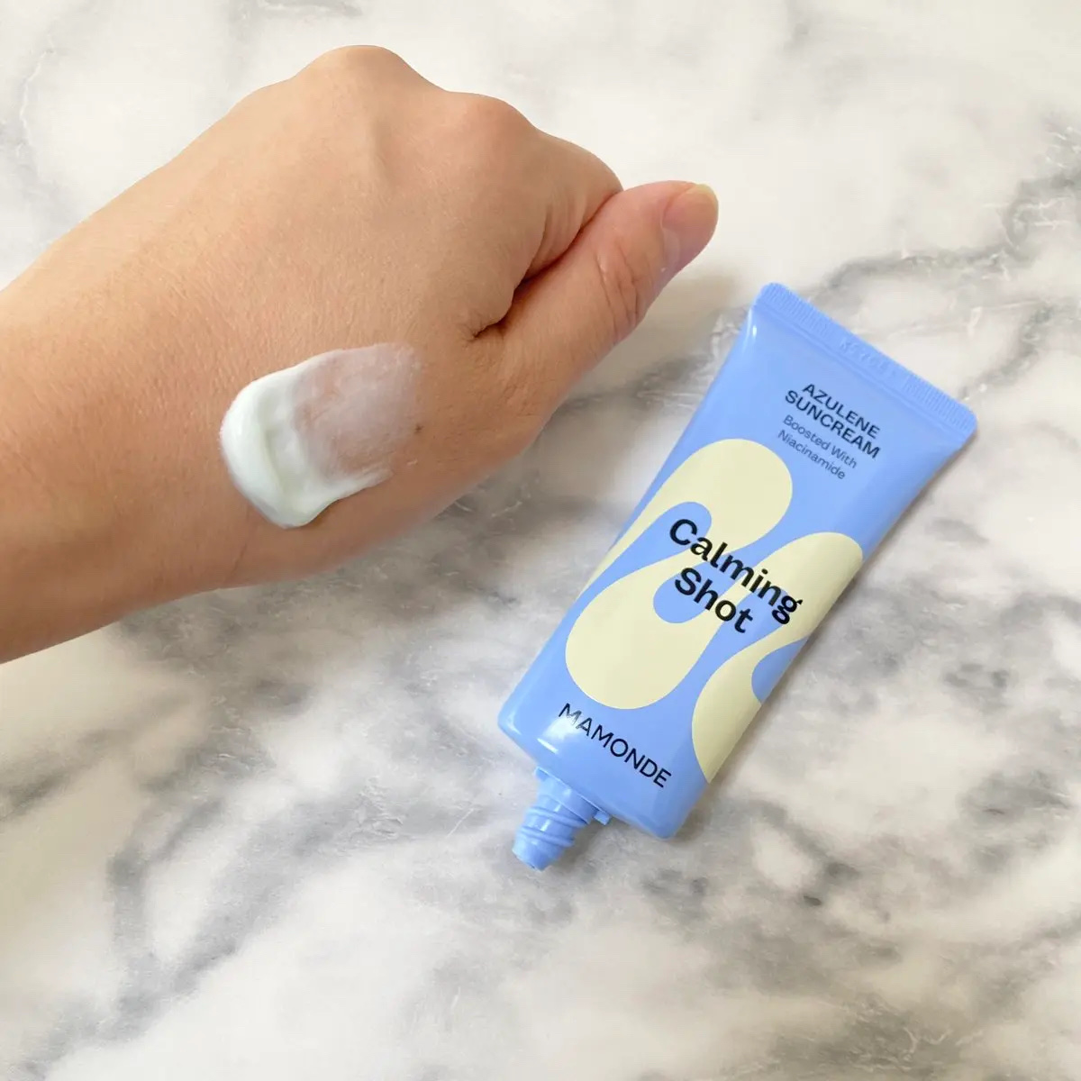 Mamonde カーミングショット アズレン サン クリーム SPF50+PA++++ 