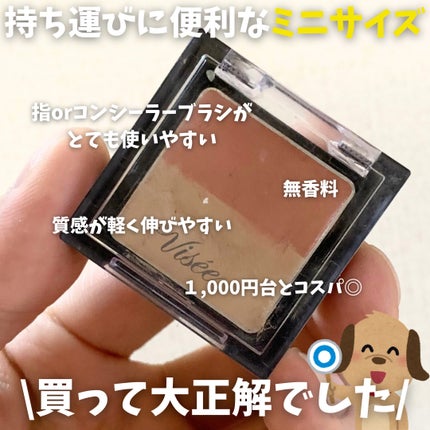 リシェ レッドトリック アイコンシーラー/Visée/パレットコンシーラーを使ったクチコミ(4枚目)