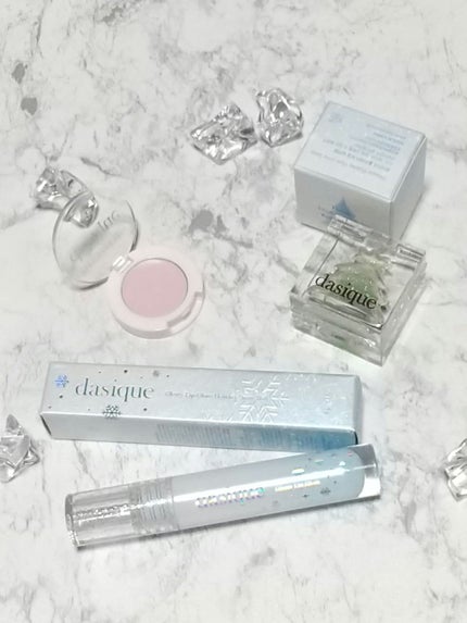 グローイリップグロス ホリデースノーボール/dasique/リップグロスを使ったクチコミ(1枚目)