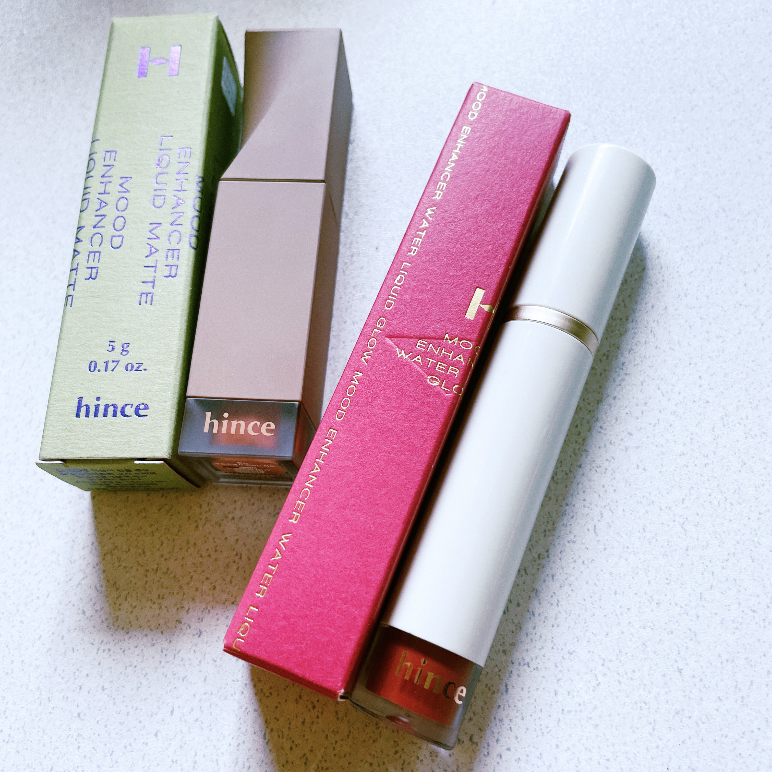 ムードインハンサーウォーターリキッドグロウ/hince/口紅を使ったクチコミ（1枚目）