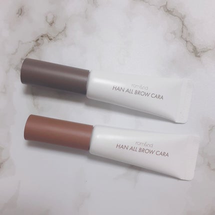 ハンオールブロウカラ/rom&nd/眉マスカラを使ったクチコミ(1枚目)