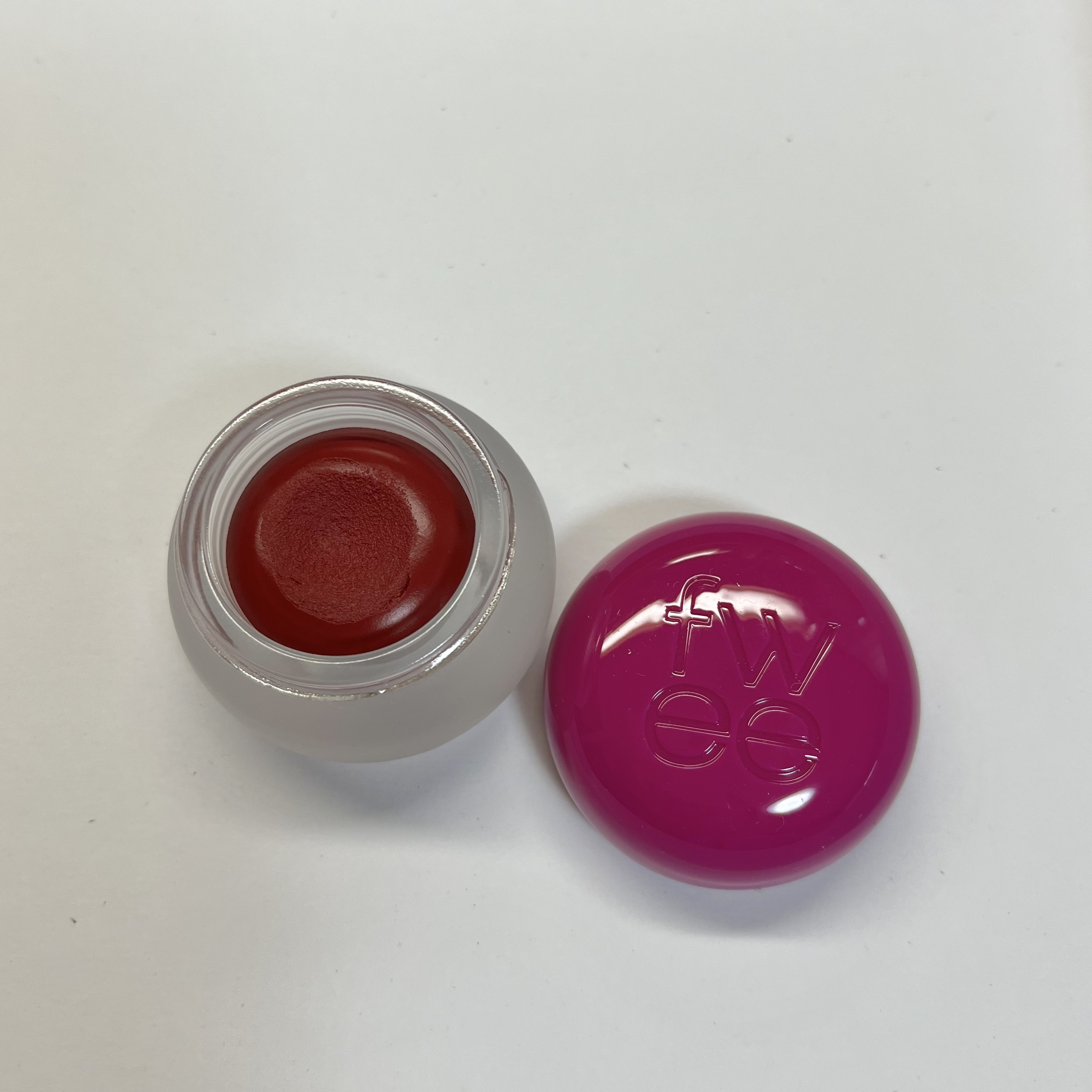 リップアンドチーク ブラーリープリンポット MV03 バッディ/fwee/口紅を使ったクチコミ（1枚目）